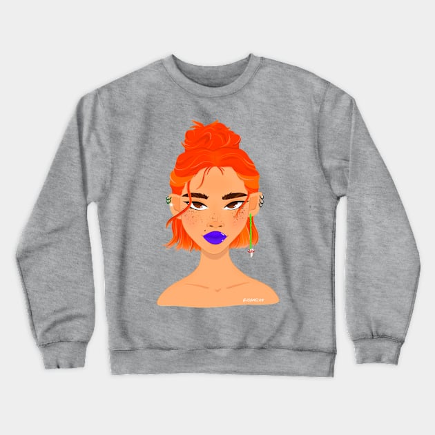 Fierce Crewneck Sweatshirt by RobinElayn